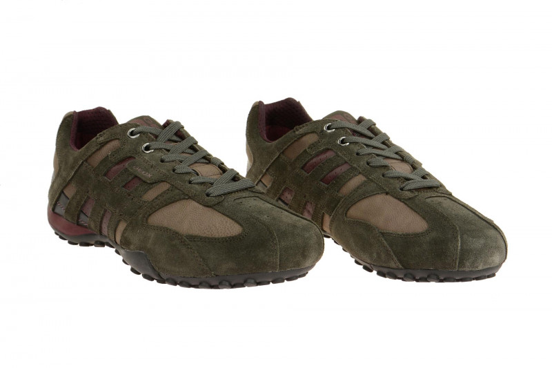 Geox Snake Schuhe braun rot U4207K