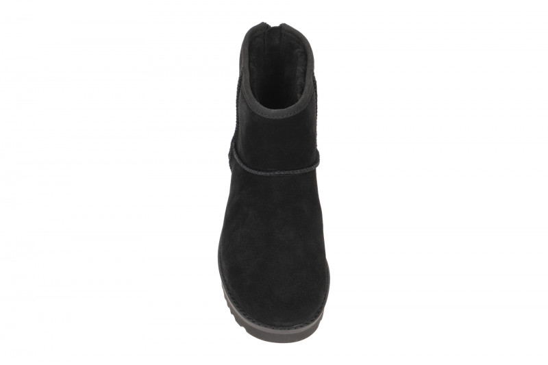 UGG Classic Mini Logo Zip Stiefel schwarz 1122671