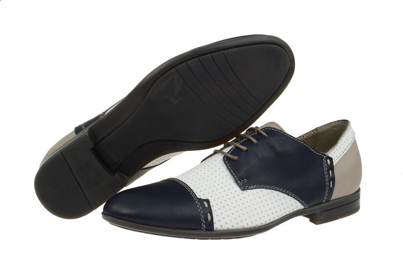 Bello Schuhe weiß blau mix BL199