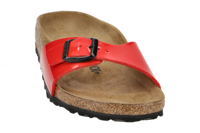Birkenstock Madrid BS Pantolette rot Lack 1019460