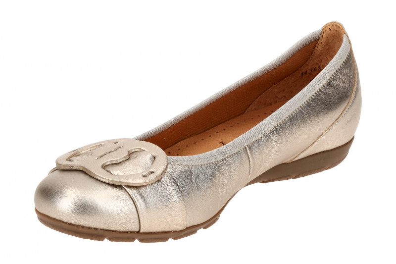 Gabor Fashion Ballerina grau metallic 84.163.62
