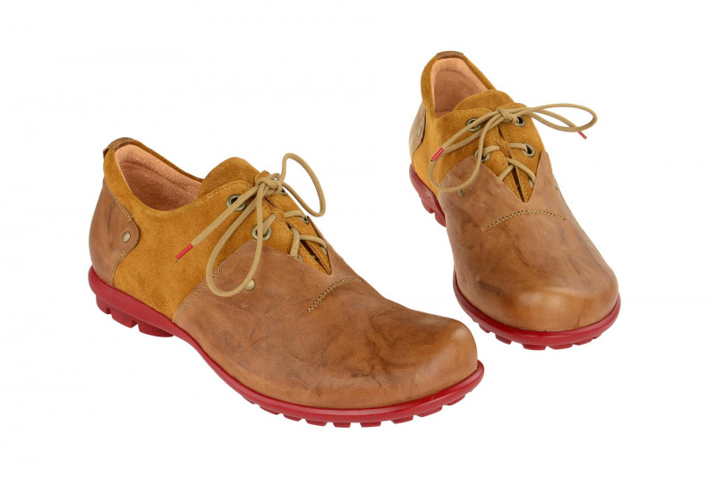 Think Kong Schuhe hell-braun rot 2-82651-55