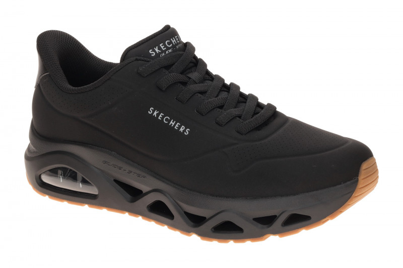 Skechers Uno Glide Step Schuhe Sneakers schwarz Herren Slip Ins 183420