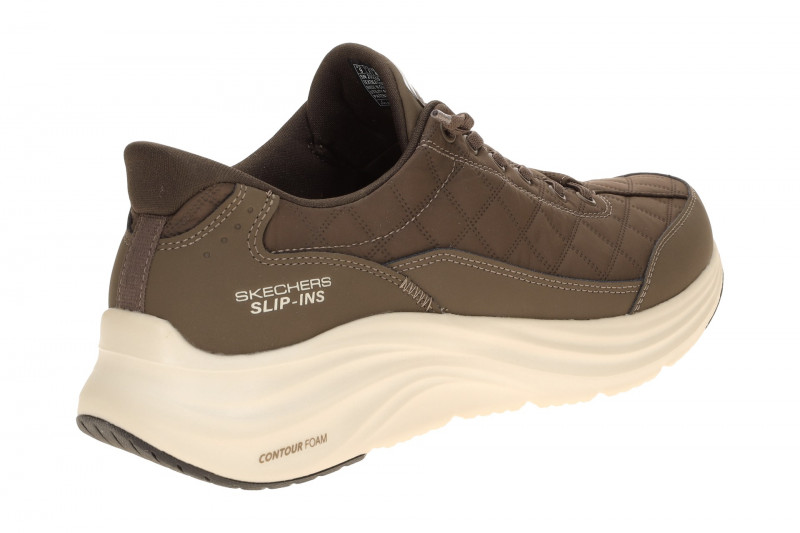 Skechers Contour Foam Schuhe braun Slip-Ins 232619