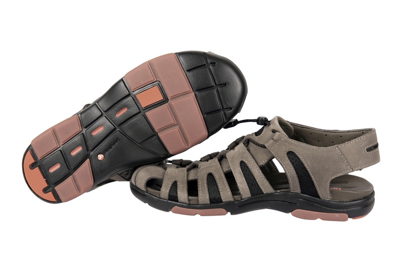 Clarks Un Dock grau Herren Sandaletten