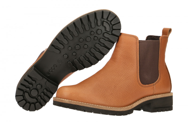 ecco Elaine Chelsea-Boots Stiefelette hell-braun