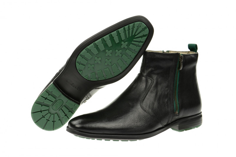 Clarks Gleeson Zip Stiefelette schwarz
