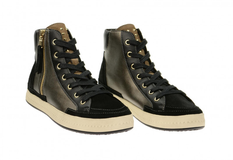 Geox Modesty Stiefel schwarz grau D5429A