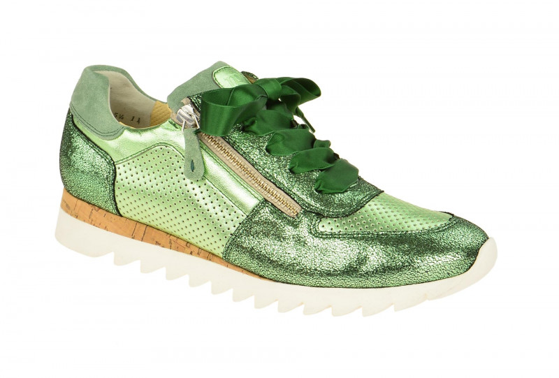 Paul Green Schuhe Sneakers grün metallic 4650
