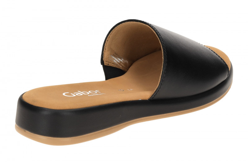 Gabor Pantolette schwarz Nappa 82.730.57