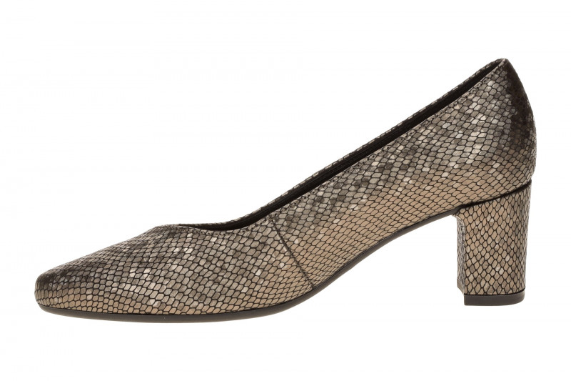 Gabor Pumps taupe braun Effekt Leder 3004