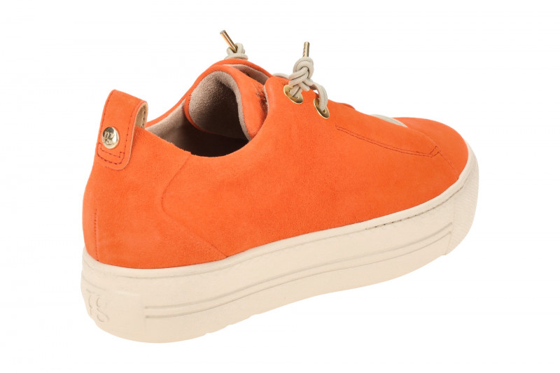 Paul Green Sneaker Plateau Schuhe orange papaya 5017