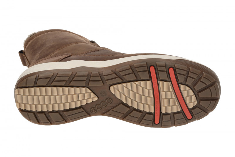 Ecco Trace Winter Schnür Stiefel braun cocoa Warmfutter