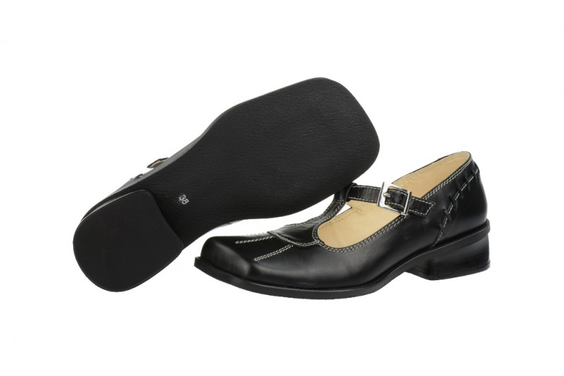 Tiggers T-Riemchen Pumps Yvonne in schwarz