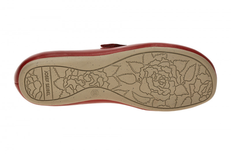 Josef Seibel Fiona 39 Ballerina Slipper rot Glattleder
