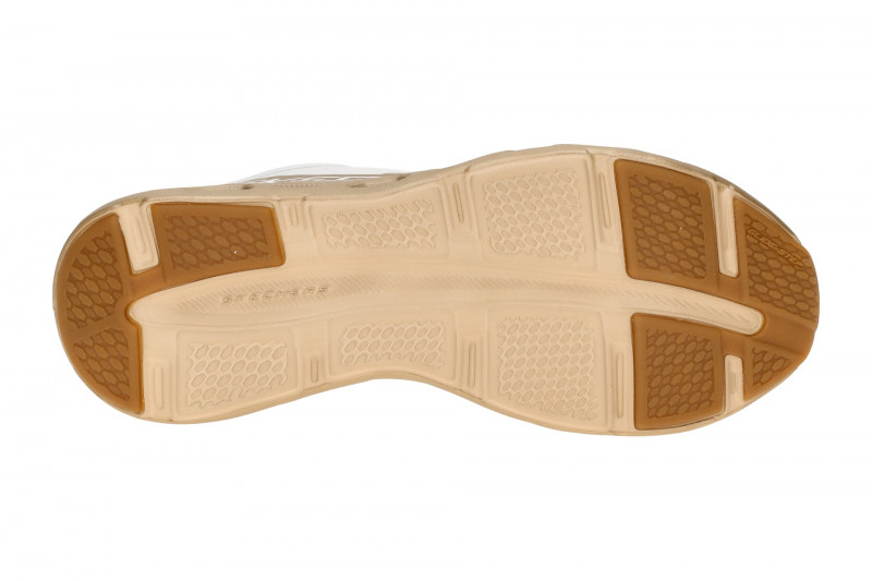 Skechers Glide Step Schuhe weiß gold metallic Damen 150514
