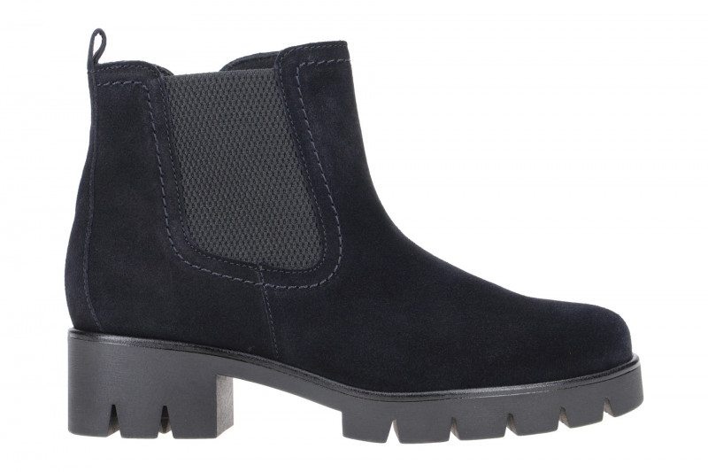 Gabor Stiefelette dunkelblau Velour 31.710.16