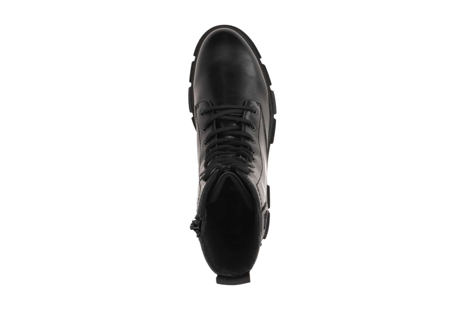 s.Oliver Damen Stiefelette Lack Brogue Flügelkappe Lochmuster