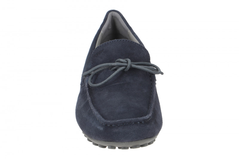 Geox Snake Mokassin Schuhe dunkel-blau Schleife U3507D