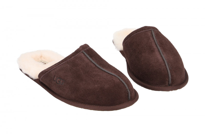 UGG Scuff Herren Hausschuhe braun espresso