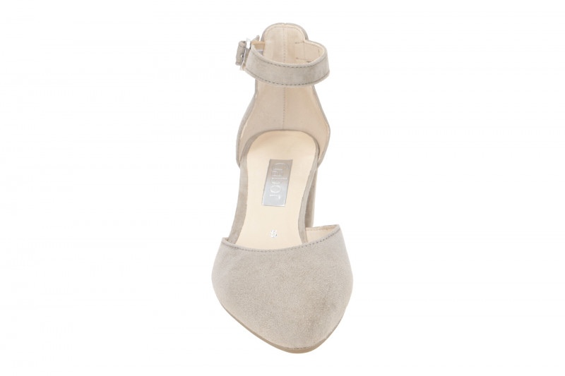 Gabor Riemchen Pumps grau visone 81.340.12