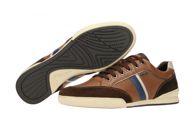 Geox Kristof Schuhe braun Sneaker U940EA
