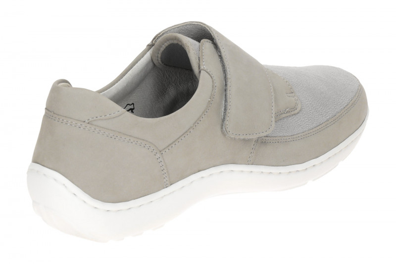 Waldläufer Henni Slipper Schuhe stein grau H-Weite 496H31