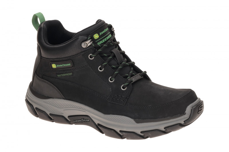Skechers JOHN-DEERE Stiefeletten Schuhe schwarz Wasserdicht