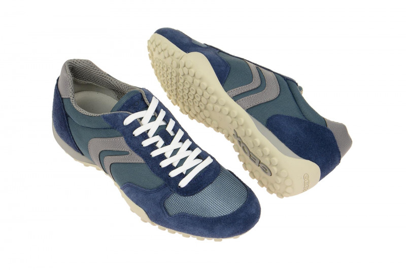 Geox Snake Schuhe blau grau U7207C