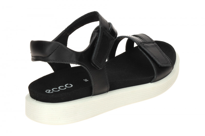 Ecco Soft Sandalen schwarz Riemen 238803