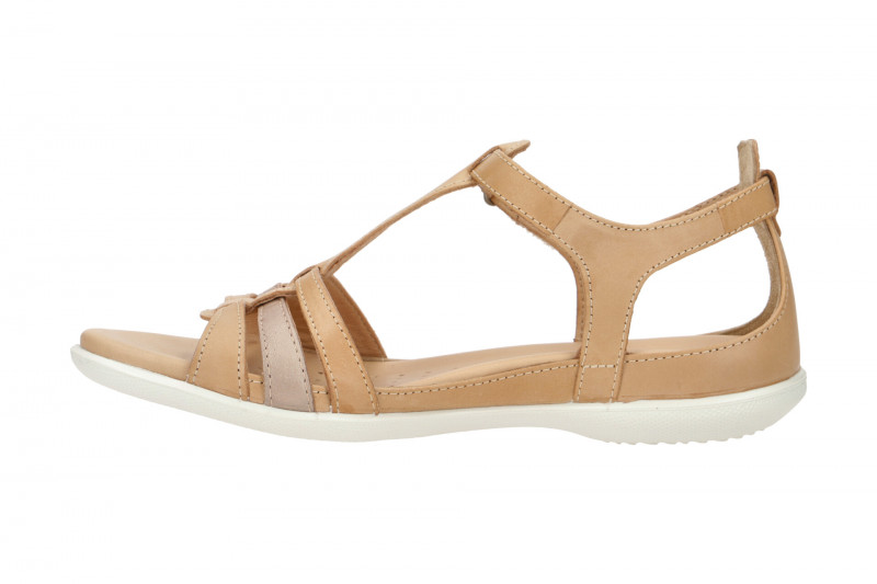 Ecco Flash Damen T-Steg Sandale hellbraun