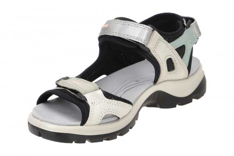Ecco Offroad Damen Sandale grau grün multi