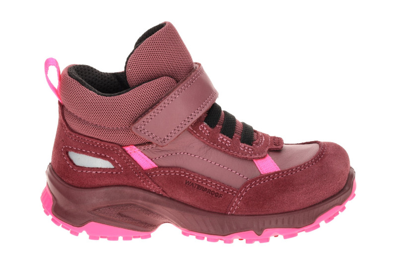 Ecco Receptor Kinder Schuhe Mid Cut rot pink Waterproof 724752