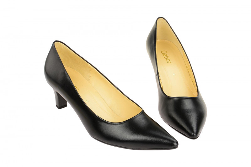 Gabor Pumps schwarz Glattleder 61.250.37