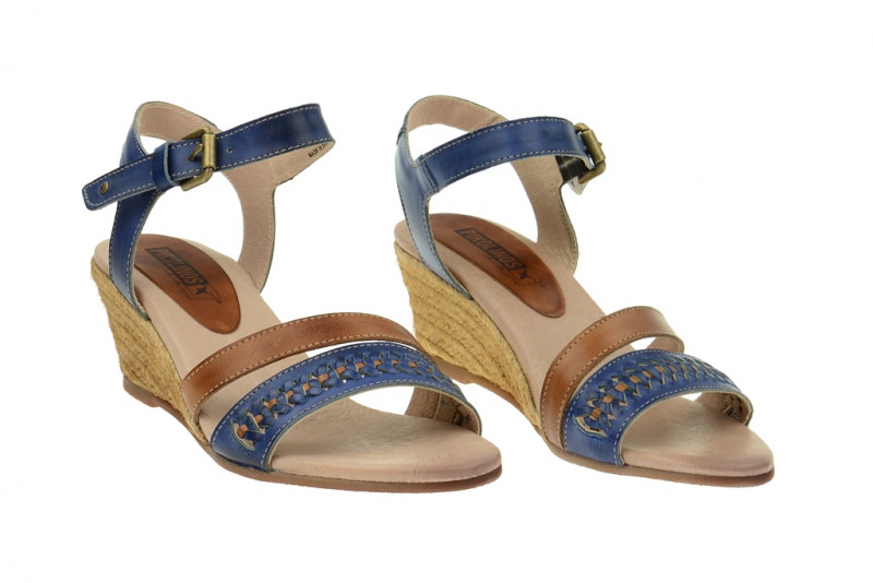 Pikolinos Keil Sandalette - Cullera nautic blau - 976-8111