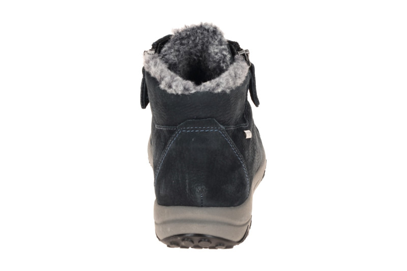 Waldläufer Teresa Winter Stiefelette blau notte H-Weite Waterproof 961971