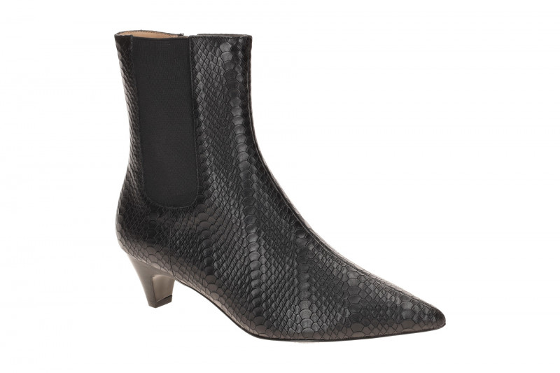 Peter Kaiser Stiefelette schwarz Kroko Ankle Boots 75340