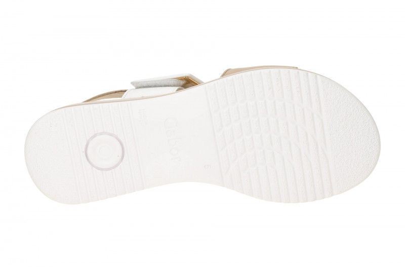 Gabor Plateau Sandale beige weiß 82.744.58