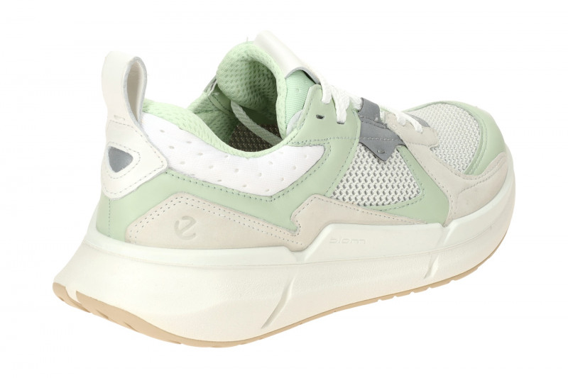 ecco Biom 2.2 Sneaker Schuhe grün beige Mesh 830773