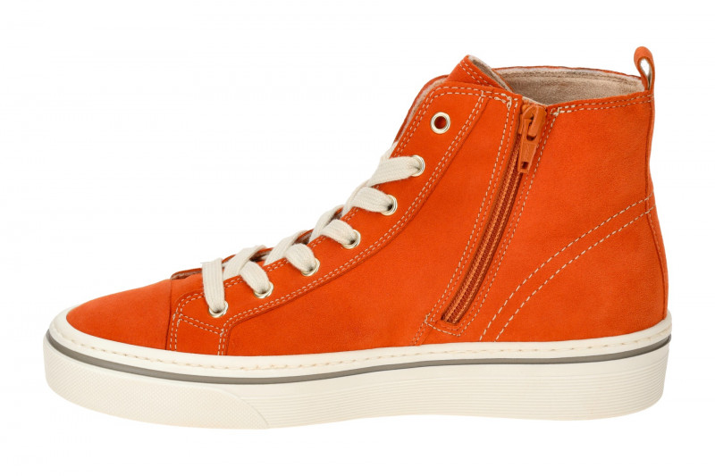 Gabor Mid Sneakers Stiefelette orange Velour 43.160.13