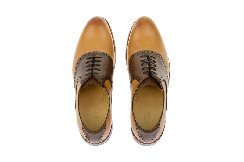 Gordon & Bros Levet Schuhe braun mix Rahmengenäht 4922