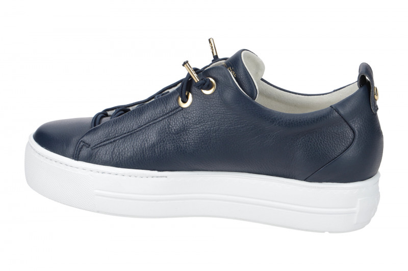 Paul Green Sneaker Schuhe blau weiß gold 5017