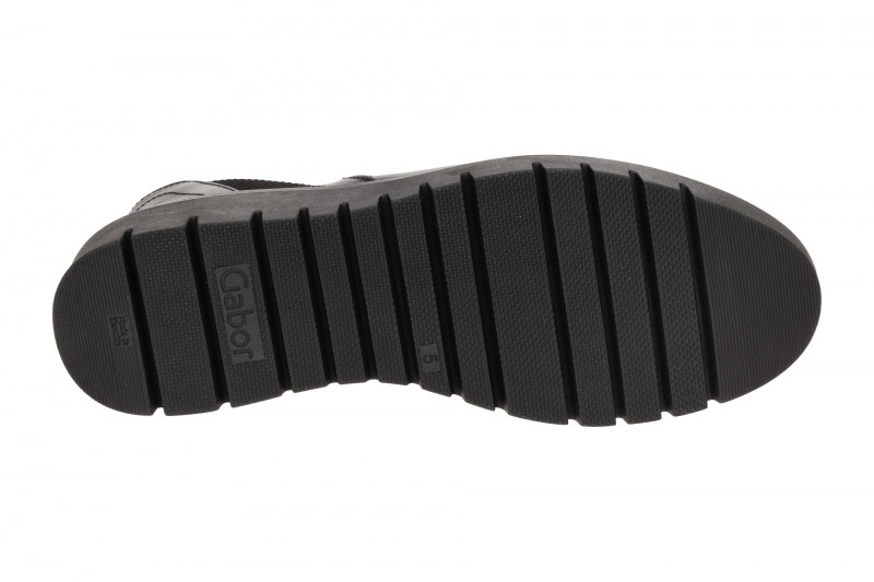 Gabor comfort Stiefelette schwarz Chelsea Stil 72.061.57