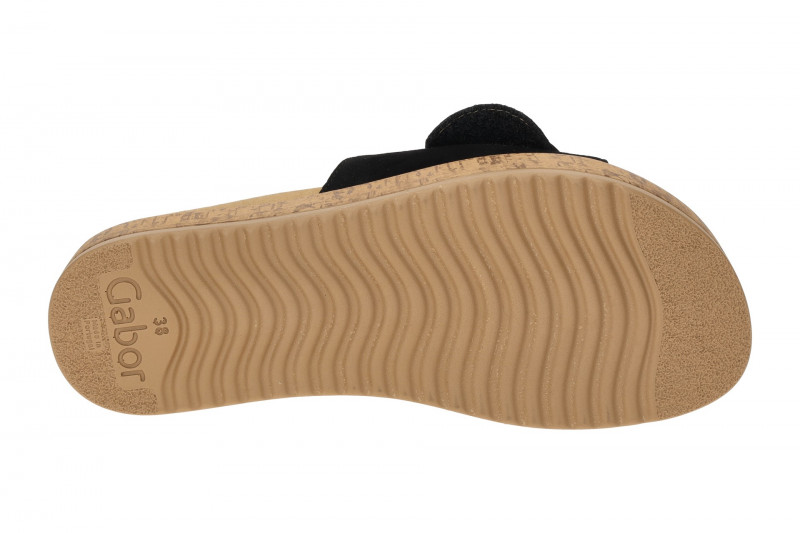 Gabor Plateau Pantolette schwarz 63.760.17