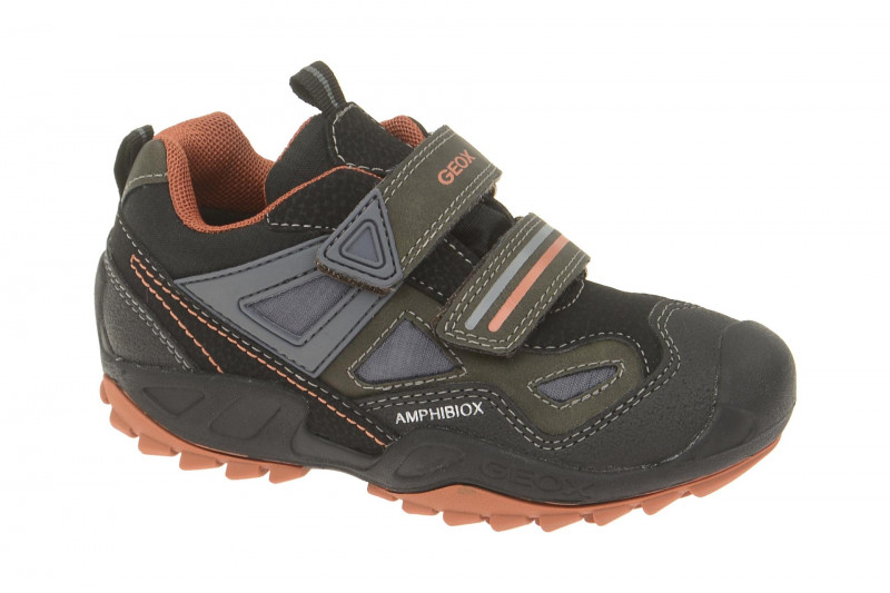 Geox Respira Jungen Schuhe Savage ABX in schwarz Amphibiox