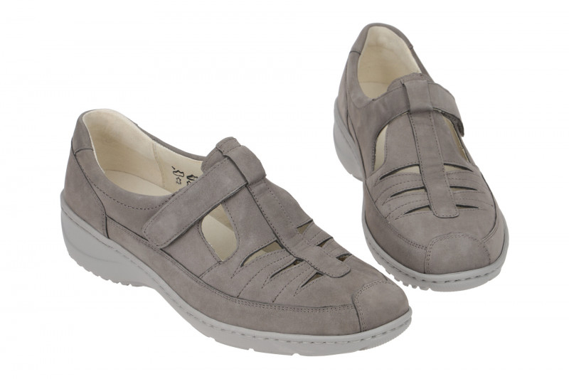 Waldläufer Kya Schuhe grau Klett 607501