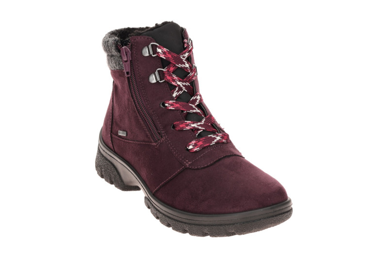 ARA Saas Winter Stiefelette Boots dunkelrot GORE-TEX 12-49309
