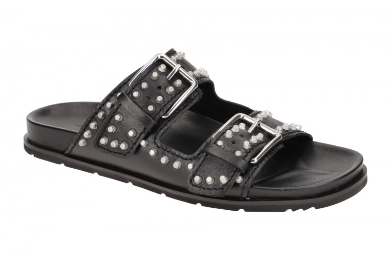K&amp;S Verso Pantolette schwarz Nieten