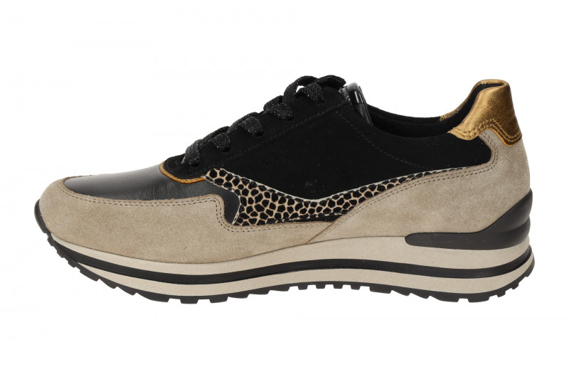 Gabor comfort Sneaker Schuhe grau schwarz H-Weite 56.527.39