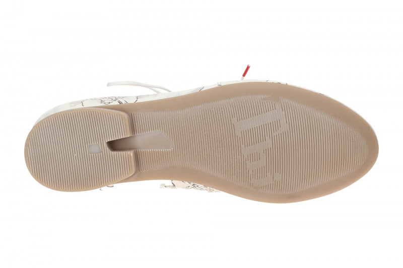 Think Guad Schnür Schuhe weiß Blumen gelocht 565